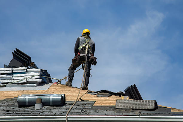 Professional Flat Roof Repair technician working in Douglas, GA